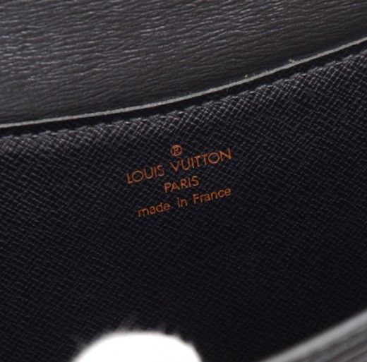 Louis Vuitton Black Epi Leather Grenelle Bag.  Luxury, Lot #76043