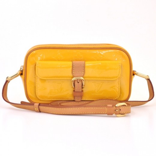 Marais leather handbag Louis Vuitton Yellow in Leather - 24972992