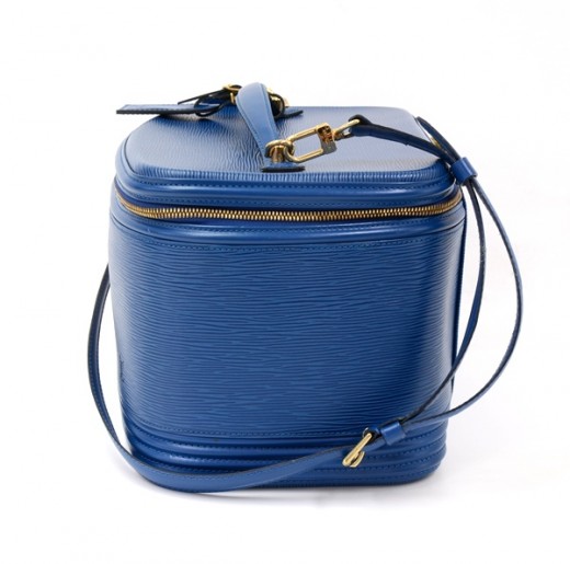 Louis Vuitton Louis Vuitton Nice Beauty Blue Epi Leather Travel