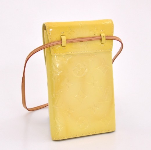Louis Vuitton Monogram Vernis Walker - Yellow Crossbody Bags