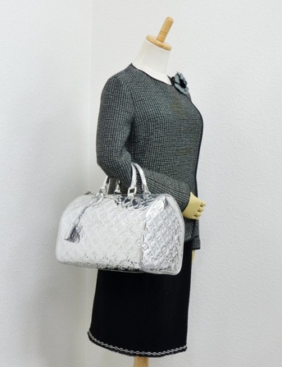 Louis Vuitton Monogram Miroir Speedy 30 - Silver Handle Bags, Handbags -  LOU746619