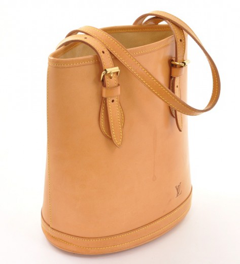 Louis Vuitton Petit Bucket Bag in Tan Vachetta Leather Commemorative  Edition at 1stDibs