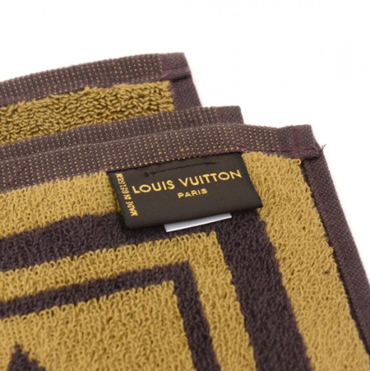 Louis Vuitton Cream Monogram Patterned Beach Towel Louis Vuitton