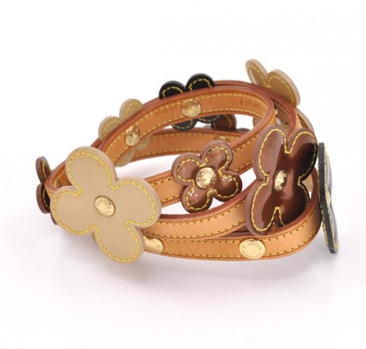 Louis Vuitton Limited Ed. Vernis Flower Leather Belts (2 colors) at 1stDibs