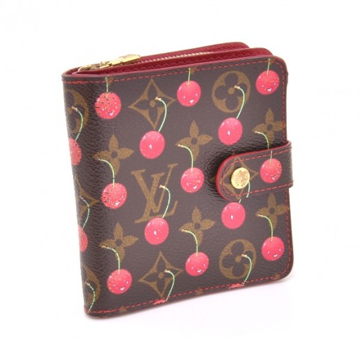 Louis Vuitton 2005 Pre-Owned Cherry-Print Coin Purse - ShopStyle Wallets &  Card Holders