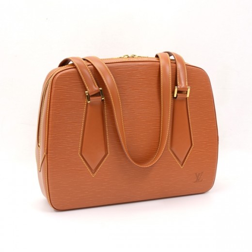 Louis Vuitton, Bags, Authenticity Guaranteed Louis Vuitton Epi Voltaire  Shoulder Tote Bag Purse Red