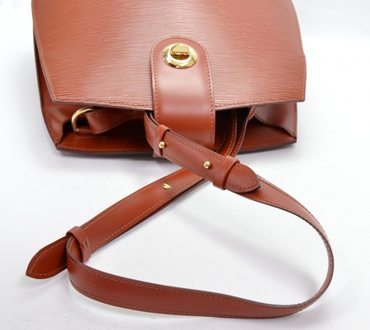 Félicie strap & go leather crossbody bag Louis Vuitton Brown in Leather -  25776790