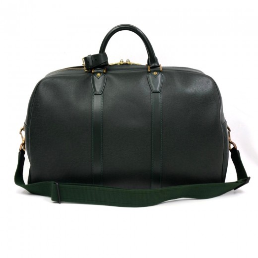 Green Louis Vuitton Taiga Kendall GM Travel Bag, vintage Louis Vuitton  messenger bag