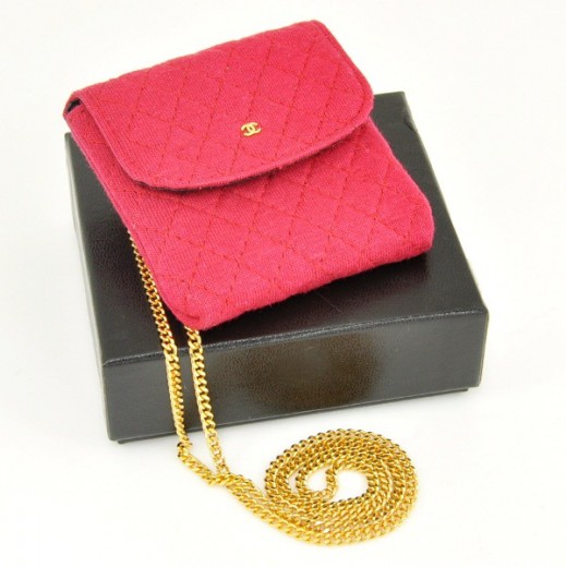 CHANEL 1990 Micro Bag Necklace – AMORE Vintage Tokyo