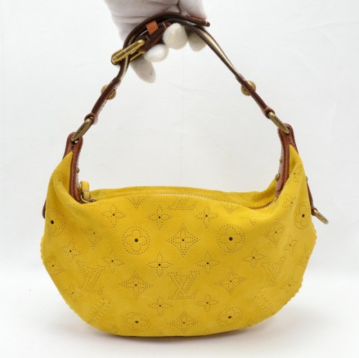 Louis Vuitton Onatah PM Yellow Monogram Perforated Suede Shoulder Bag ○  Labellov ○ Buy and Sell Authentic Luxury