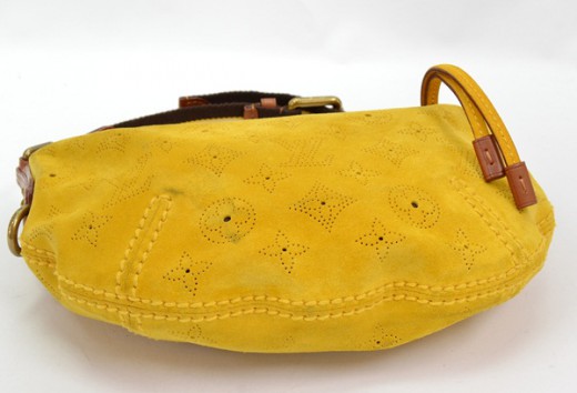 Louis Vuitton Yellow Suede Limited Edition Onatah Fleurs PM Bag Louis  Vuitton