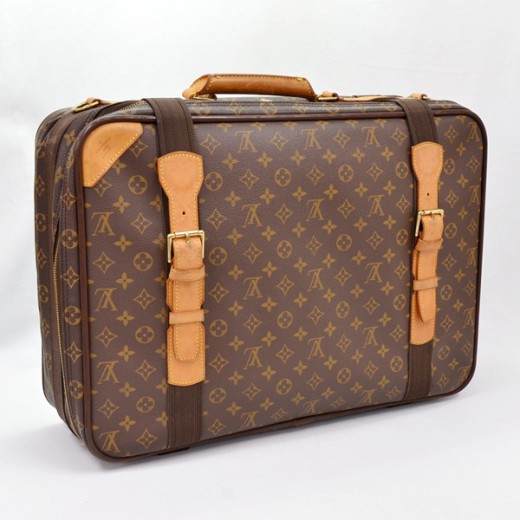 Auth Louis Vuitton Monogram Satellite 53 Travel Shoulder bag