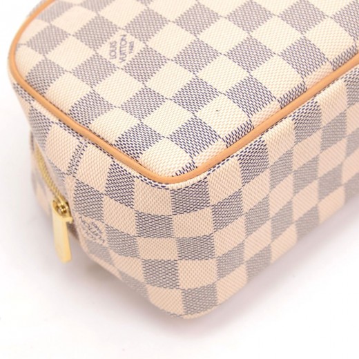 louis vuitton trousse 25 Louis Vuitton Louis Vuitton Trousse Toilette 25 Azur Damier Canvas ...