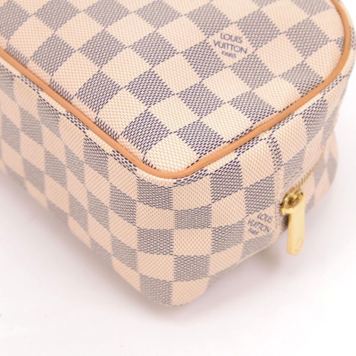 louis vuitton trousse 25 Louis Vuitton Louis Vuitton Trousse Toilette 25 Azur Damier Canvas ...