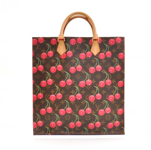 Louis Vuitton 2005 Pre-Owned Monogram Cherry-Print Bucket Bag - ShopStyle