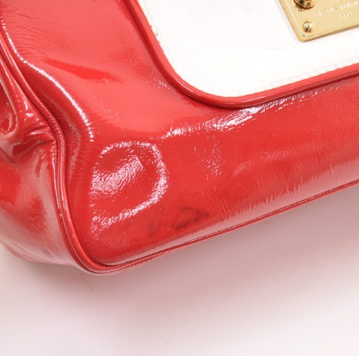 The Ege Red Patent Leather Handbag – Vinci Leather Shoes