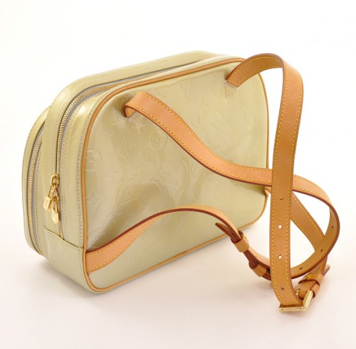 Murray patent leather backpack Louis Vuitton Gold in Patent leather -  31632802