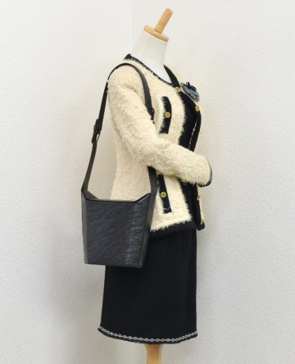 Seau Noé Vintage-Tasche aus rotem Epi-Leder Louis Vuitton