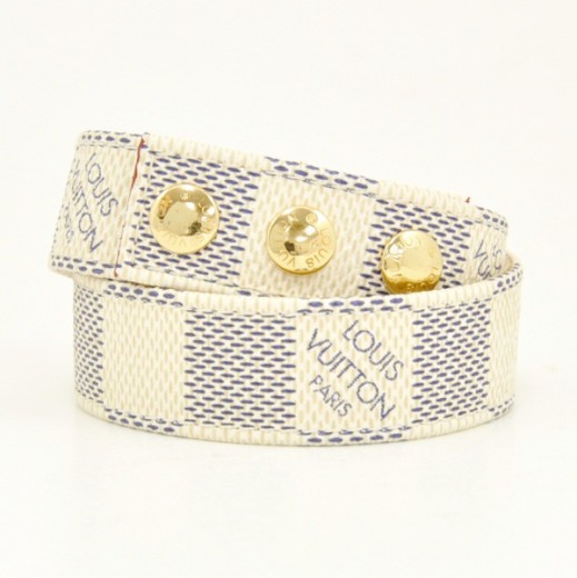 Pre-Owned Louis Vuitton Damier Azur Keep it Bracelet