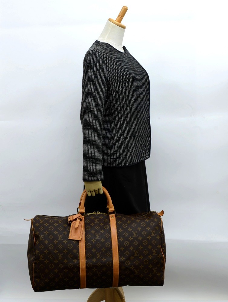 Louis Vuitton Keepall 55 Monogram Canvas Travel Bag LV-0829N-0002 at  1stDibs