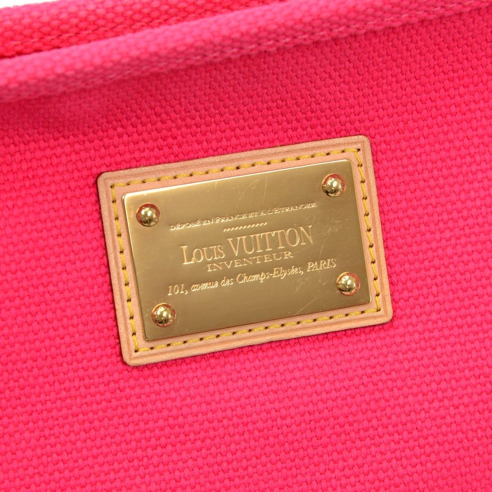 Louis Vuitton Louis Vuitton Inventeur Pink Canvas Clutch Pouch