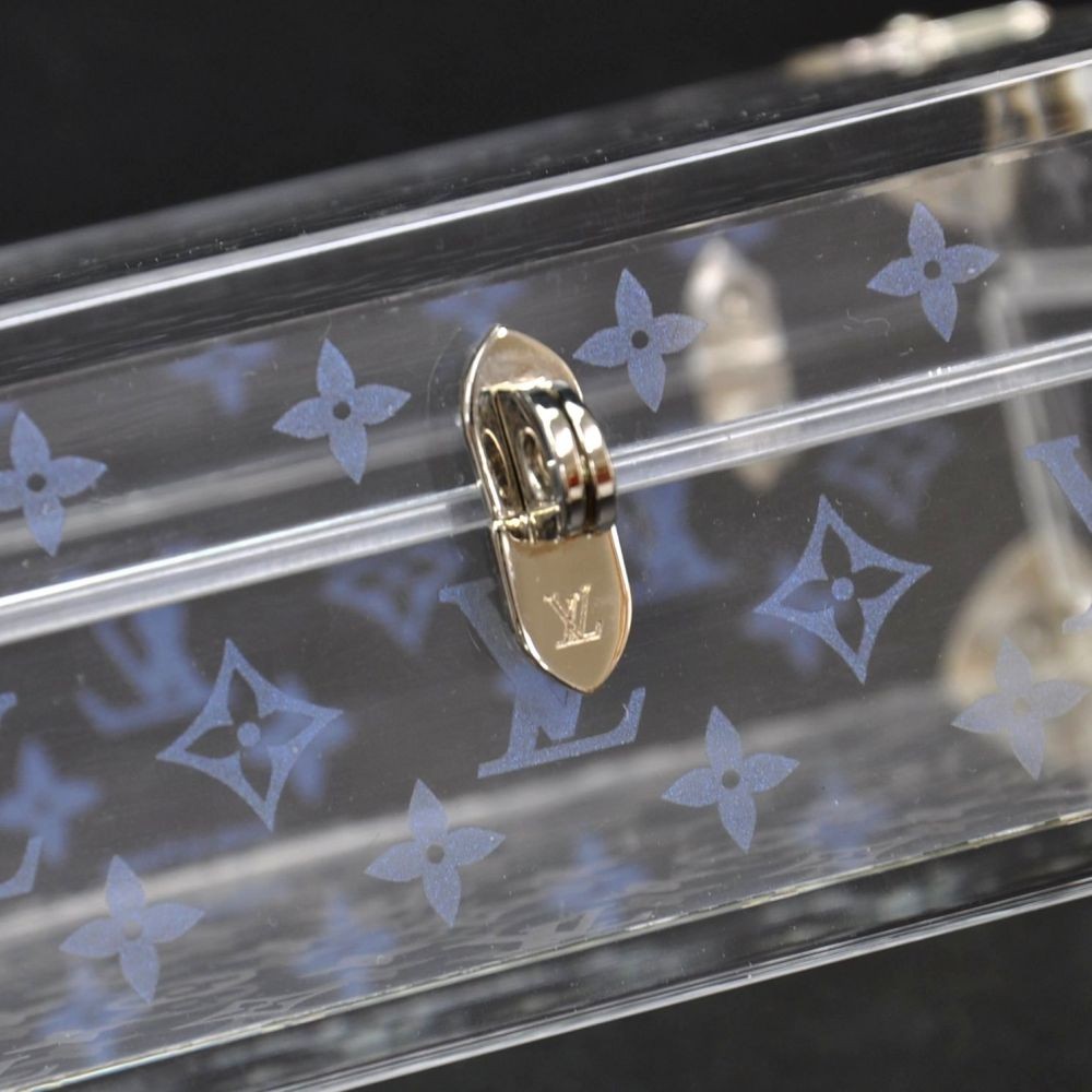 LOUIS VUITTON Letter Case Mini Trunk 2000 limited Year Clear