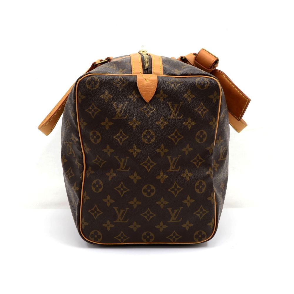 ◎◎LOUIS VUITTON Monogram Sac Souple 45 M41624 Brown Boston bag travel bag