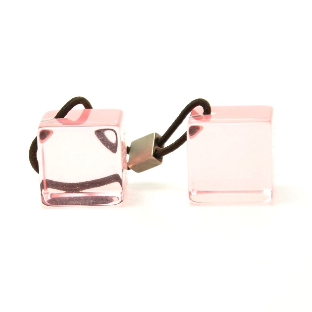 Louis Vuitton Pink Resin Inclusion Hair Cube - Yoogi's Closet
