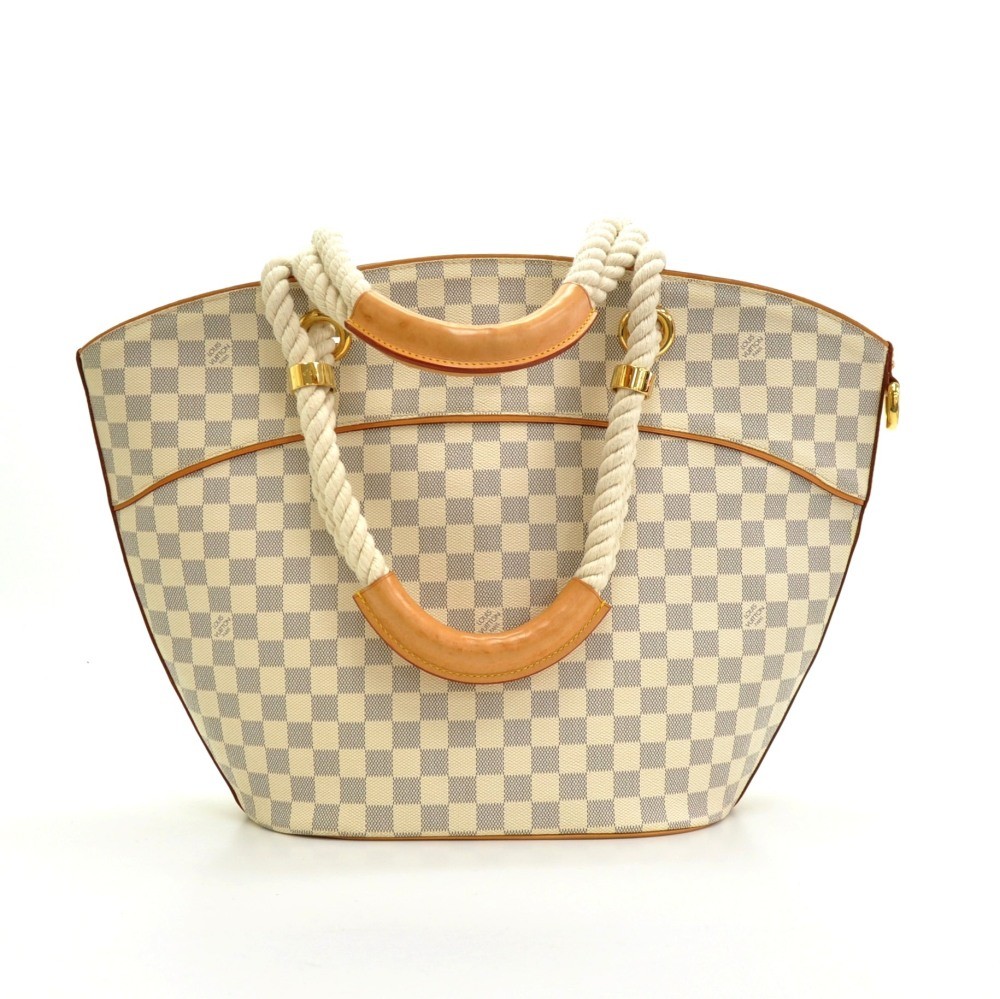 Louis Vuitton Louis Vuitton Pampelonne GM White Damier Azur Canvas