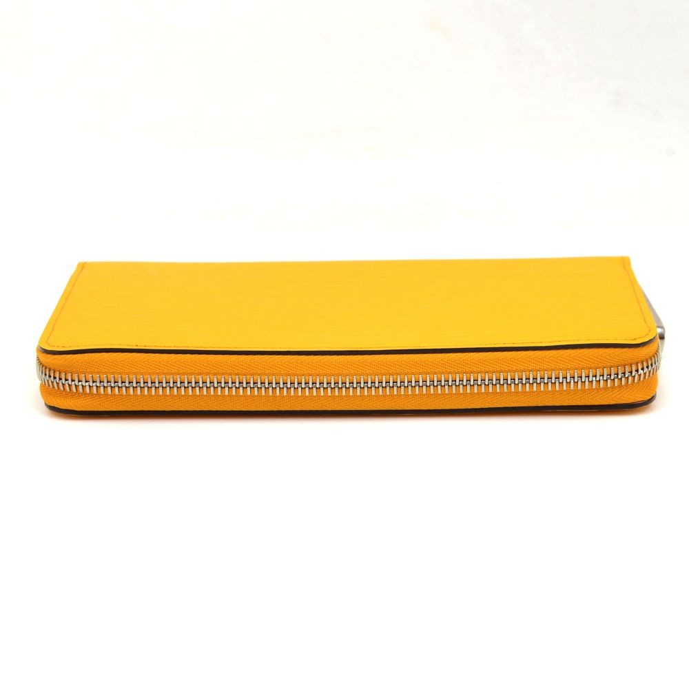 Louis Vuitton Yellow Damier Infini Leather Brazza Long Flap Wallet 863366