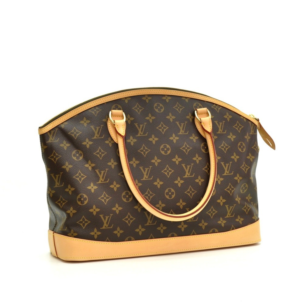 Louis Vuitton Lockit NM Handbag Monogram Canvas GM
