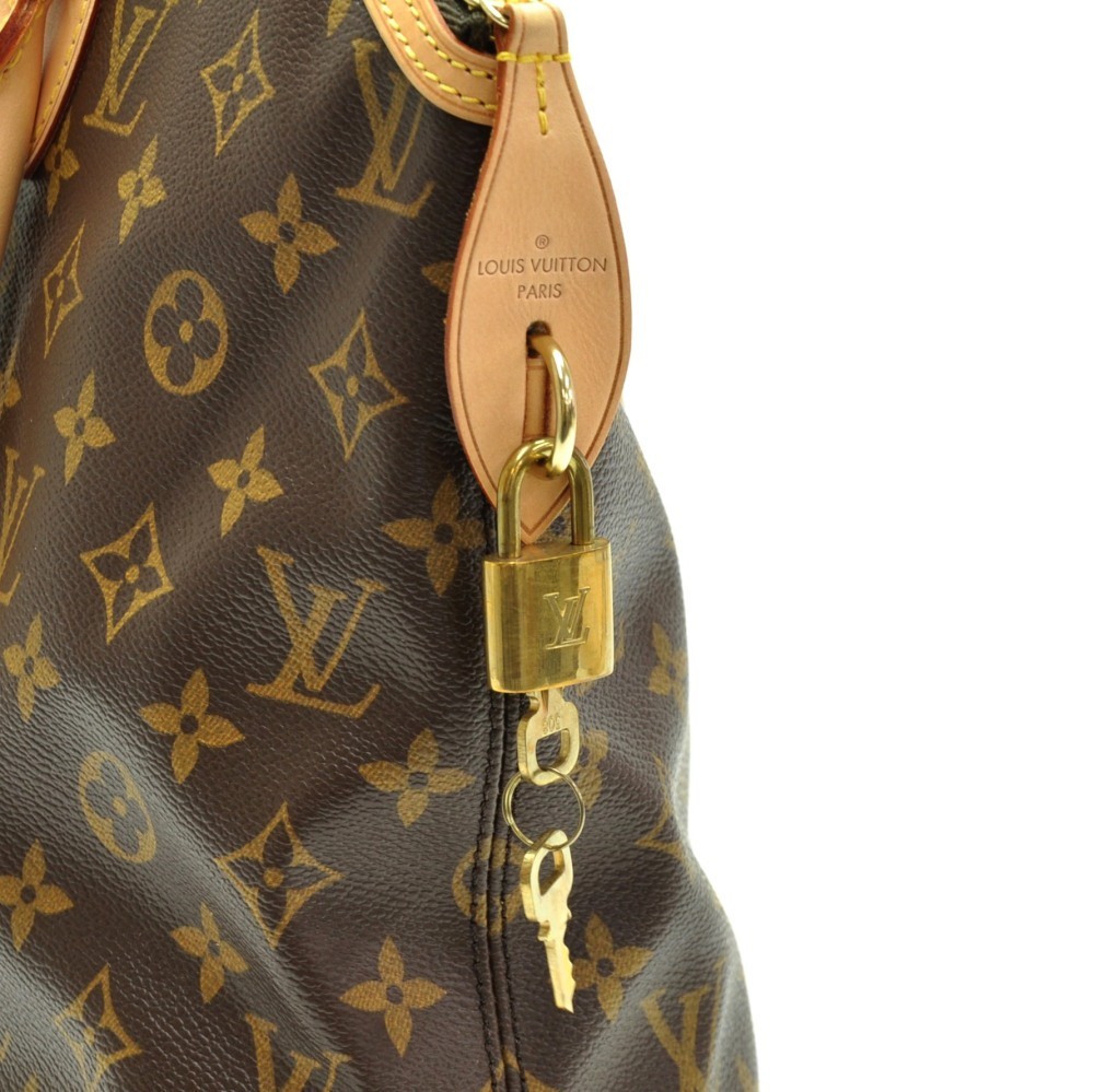 Louis Vuitton Lockit Horizontal Monogram Canvas Shoulder Bag - Boca Pawn