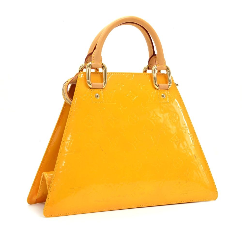 Patent leather handbag Picard Yellow in Patent leather - 36990089