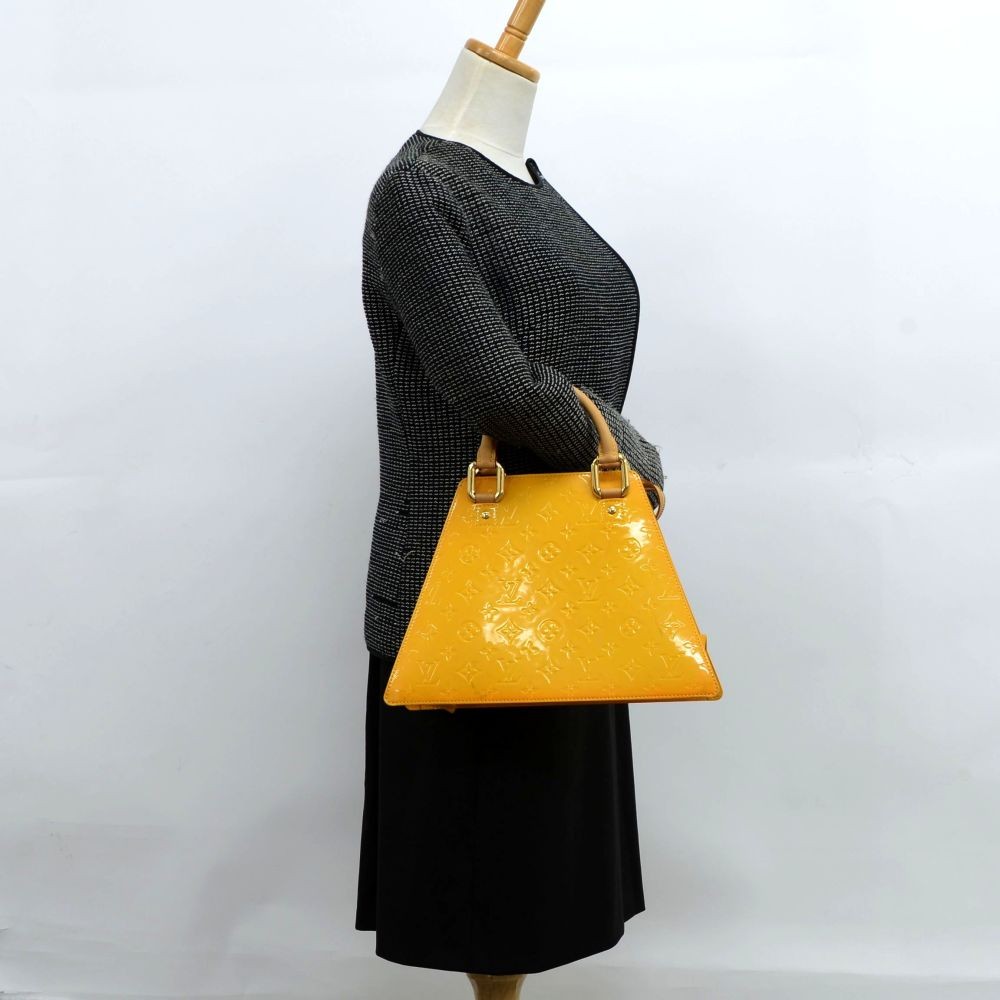 Louis Vuitton, Bags, Louis Vuitton Vernis Forsyth Hand Bag Yellow