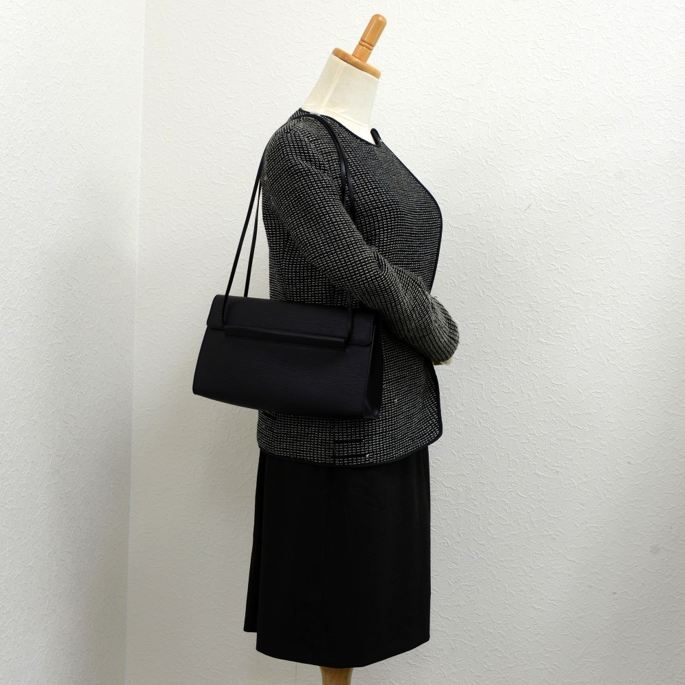 Louis Vuitton Louis Vuitton Dinard Black Epi Leather Shoulder Bag