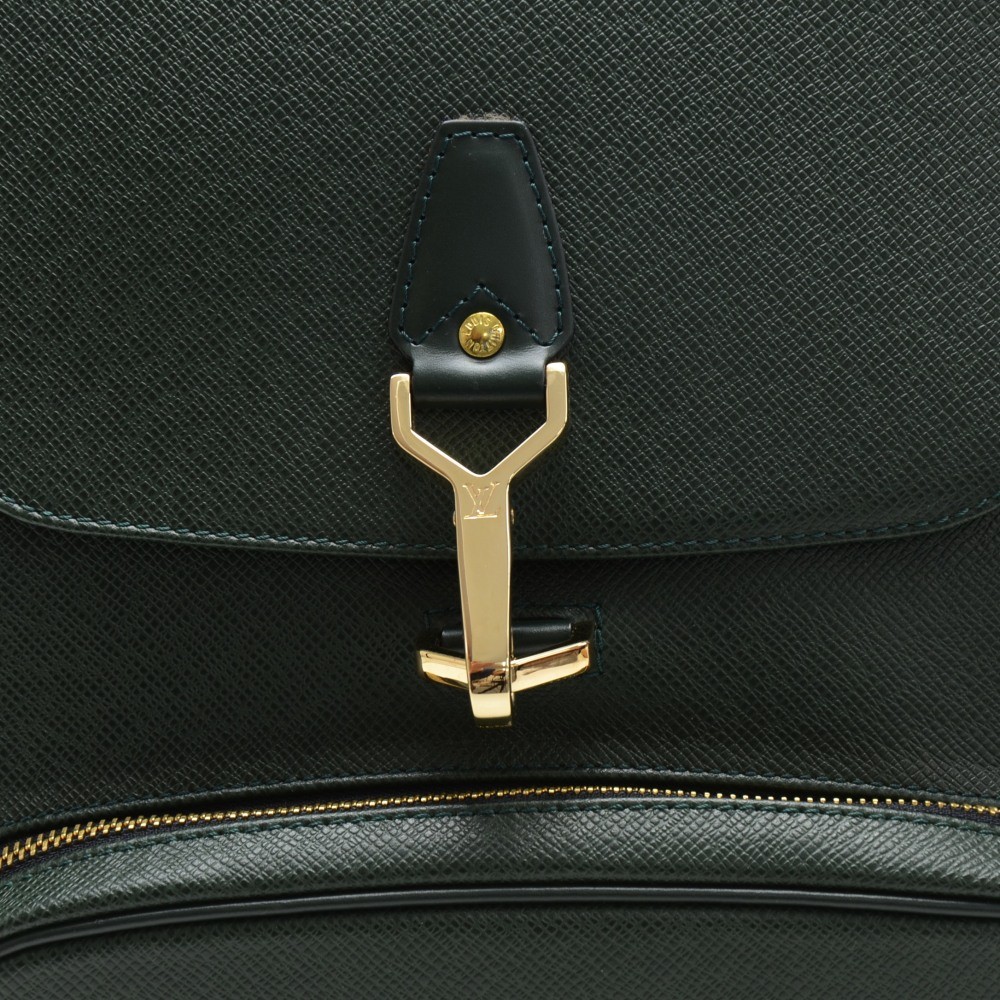 Louis Vuitton, Bags, Louis Vuitton Burgundy Taiga Leather Cassiar Backpack  2lv111