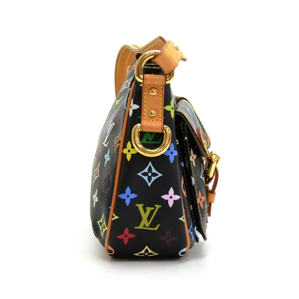 LOUIS VUITTON Handbag MONOGRAM Multicolor Black Lodge PM Shoulder Bag at  1stDibs