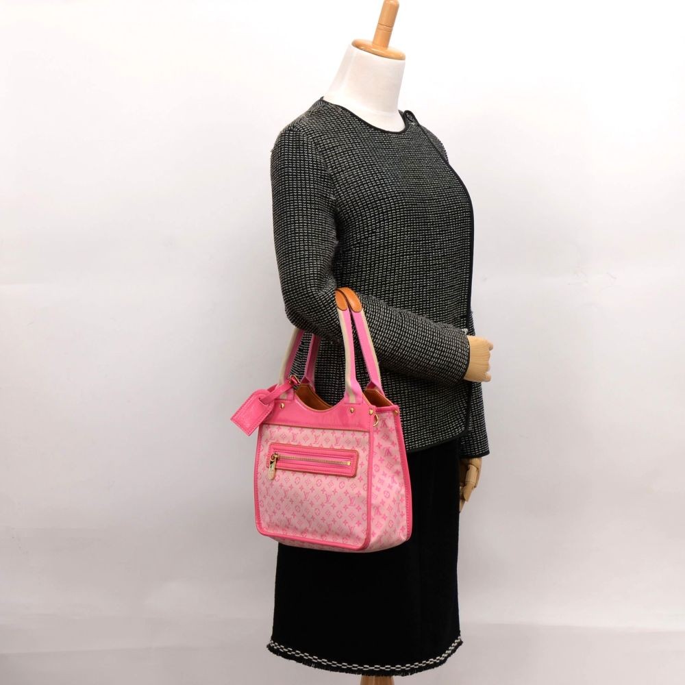 Pink Louis Vuitton Monogram Mini Lin Kathleen Handbag – Designer