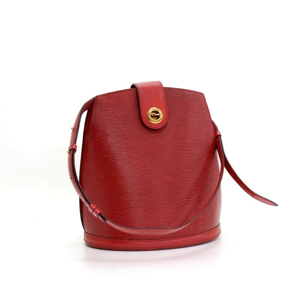 Cluny leather handbag Louis Vuitton Red in Leather - 36465346