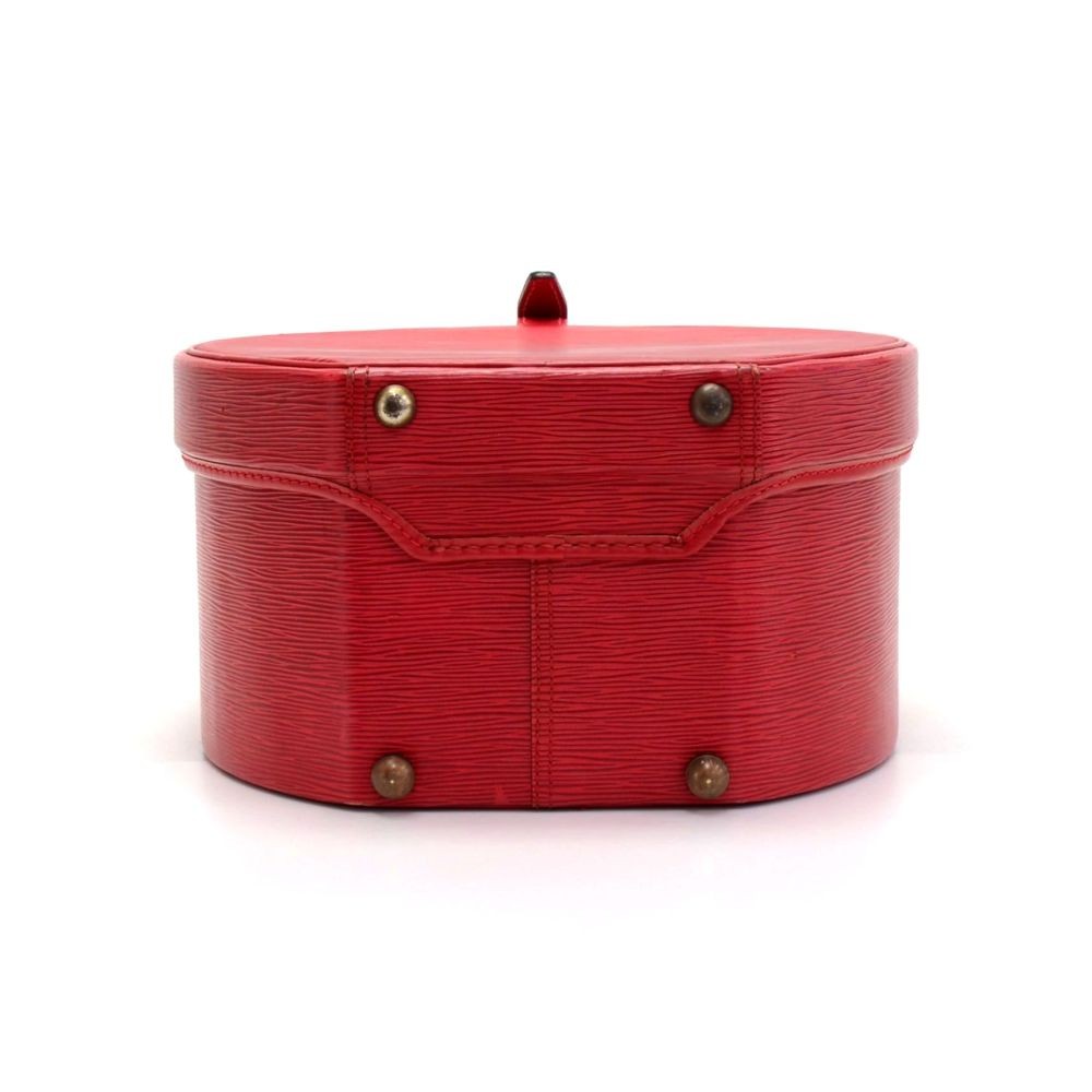 Louis Vuitton Red Epi Boite Chapeaux 50 QJB29JTYRB000