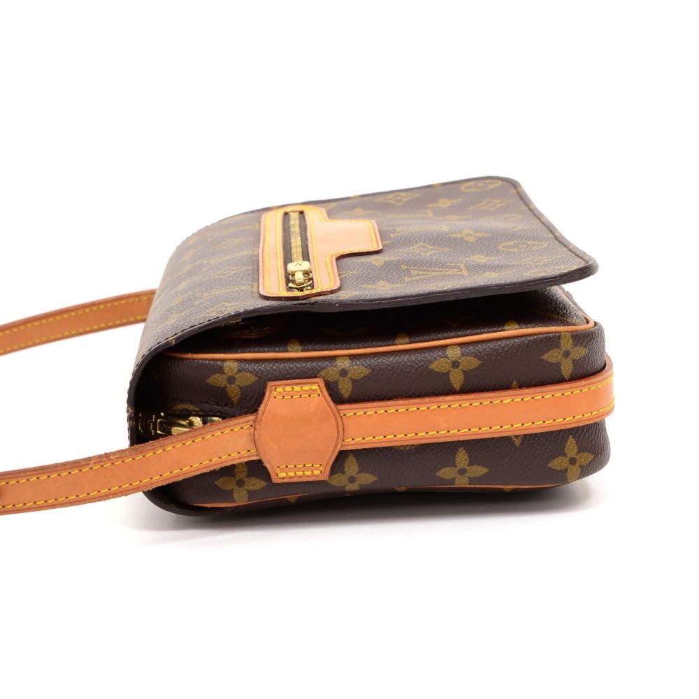 Louis Vuitton Monogram Saint Germain 24 Leather Brown Shoulder bag Authentic