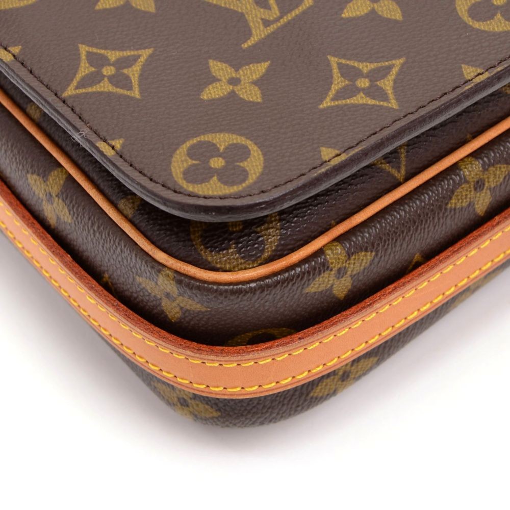 Saint-germain vintage leather handbag Louis Vuitton Brown in Leather -  22218042