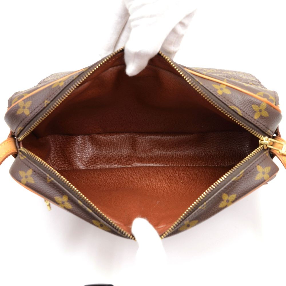 Saint-germain vintage leather handbag Louis Vuitton Brown in Leather -  22218042