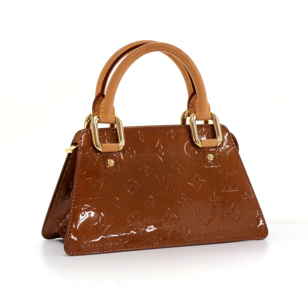 Louis Vuitton, Bags, Louis Vuitton Mini Forsyth Bronze Vernis Leather