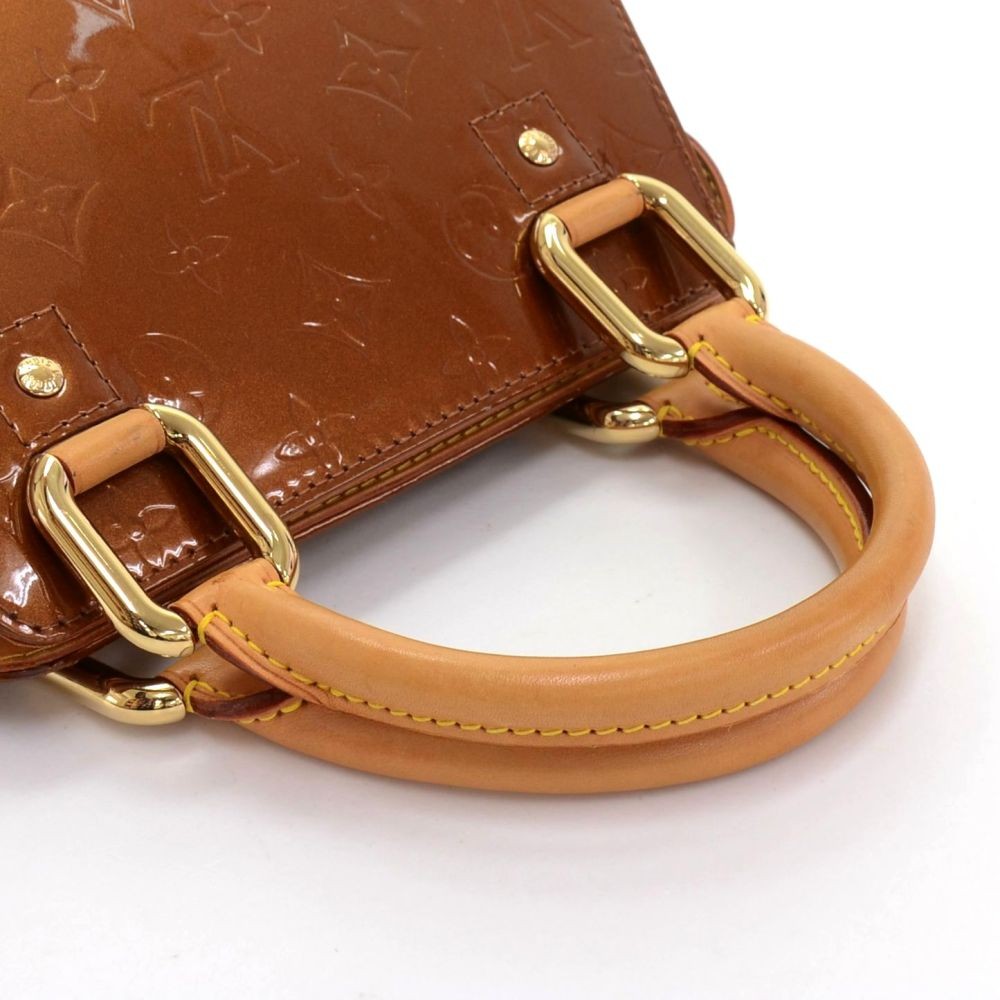 ilovekawaii Louis Vuitton Brown Vernis Mini Forsyth Hand Bag M91120 -  C03838 
