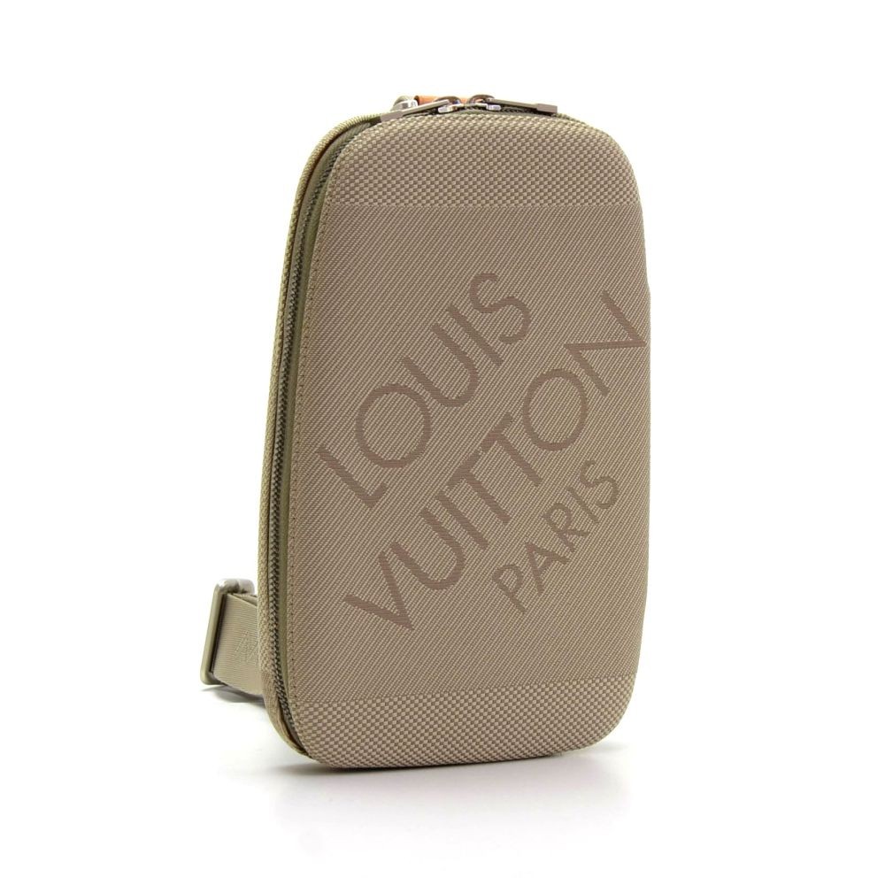 Louis Vuitton Bum Bag Mage Terre 232300 Grey Damier Jean Canvas