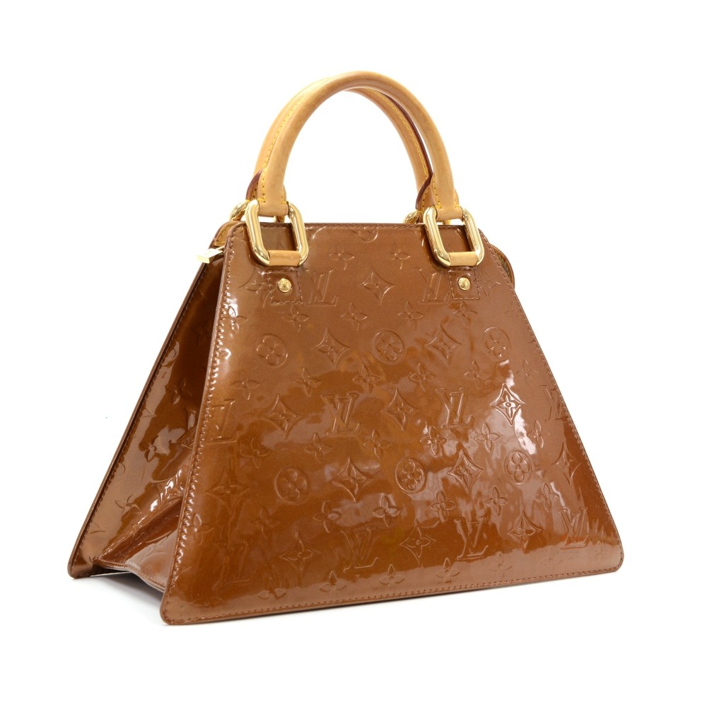 Louis Vuitton Louis Vuitton Forsyth GM Bronze Vernis Leather Hand Bag