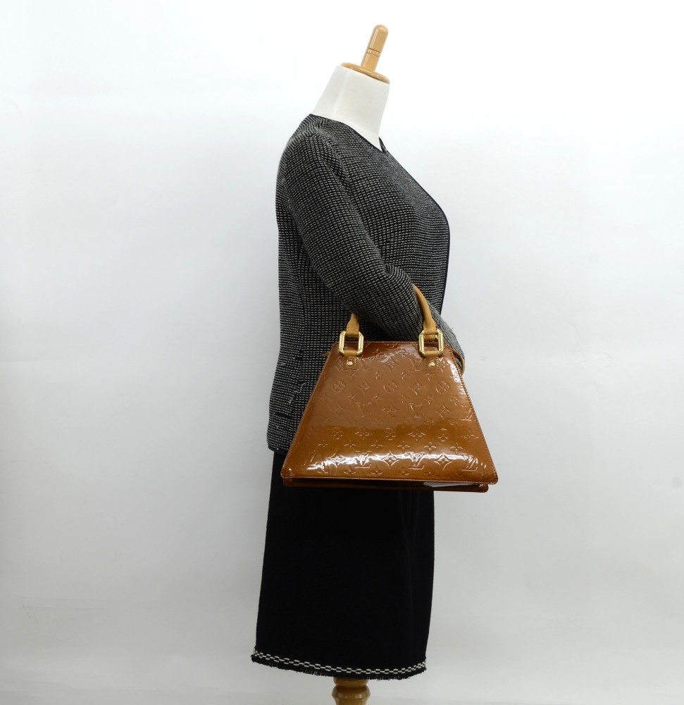 Louis Vuitton, Bags, Louis Vuitton Rare Style Forsyth Brown Vernis Bag