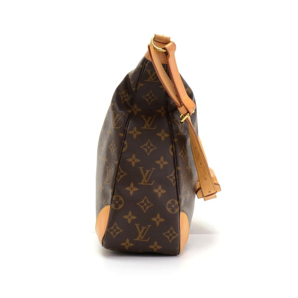 Louis Vuitton Boulogne Older Version Brown Monogram Canvas and Calfskin  Shoulder Bag. Get one of the hottest styles of the s…
