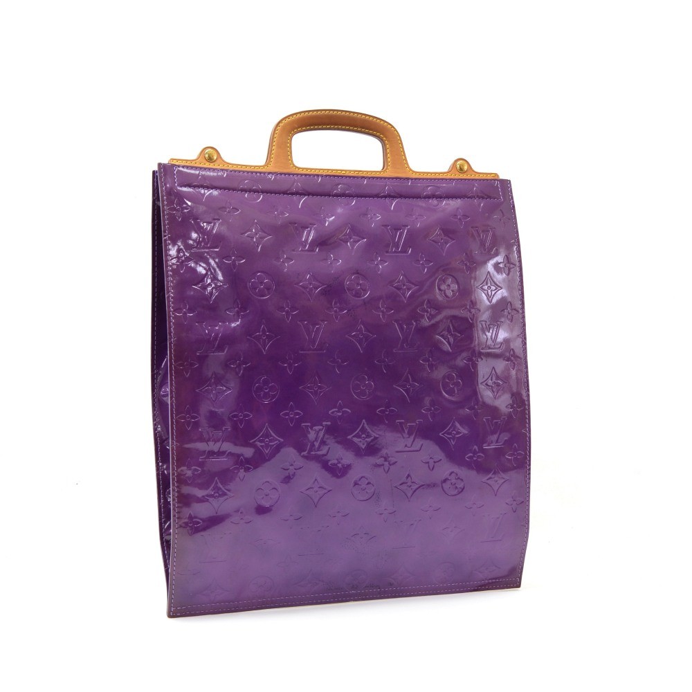 Avalon patent leather tote Louis Vuitton Purple in Patent leather - 31983936